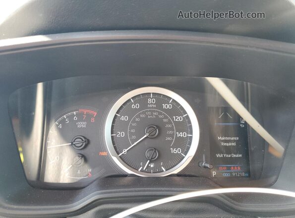 5YFEPRAE7LP073733 2020 TOYOTA COROLLA Серый Вид щитка приборов