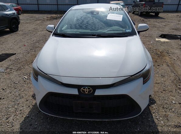 5YFEPRAE7LP079287 2020 TOYOTA COROLLA White Widok zestawu wskaźników