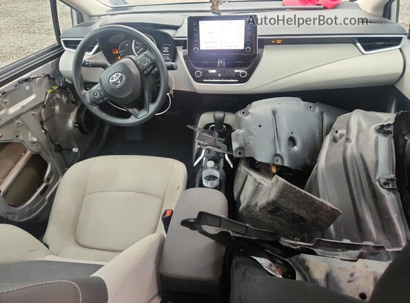 5YFEPRAE7LP086093 2020 TOYOTA COROLLA Silver წინა პანელის ხედი