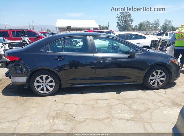 5YFEPRAE7LP142856 2020 TOYOTA COROLLA Black Widok wnętrza z tyłu