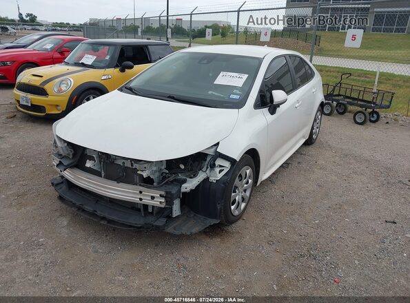 5YFEPRAE8LP097457 2020 TOYOTA COROLLA White წინა მარცხენა ხედი სამი მეოთხედიდან
