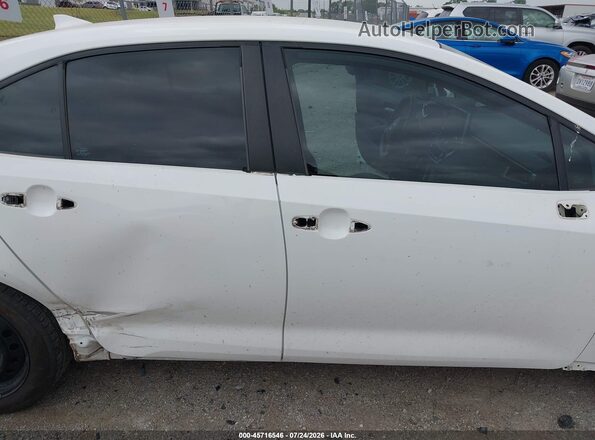 5YFEPRAE8LP097457 2020 TOYOTA COROLLA White უკანა სალონის ხედი