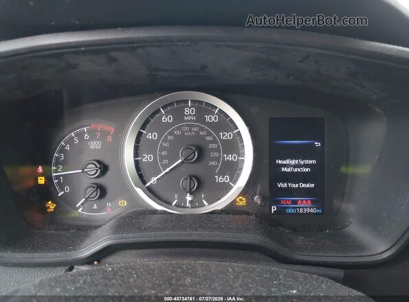 5YFEPRAE8LP101894 2020 TOYOTA COROLLA White Вид задніх сидінь