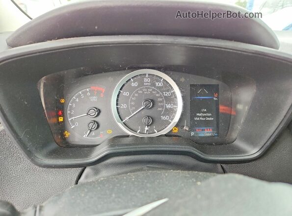 5YFEPRAE8LP108604 2020 TOYOTA COROLLA Black Instrument cluster view