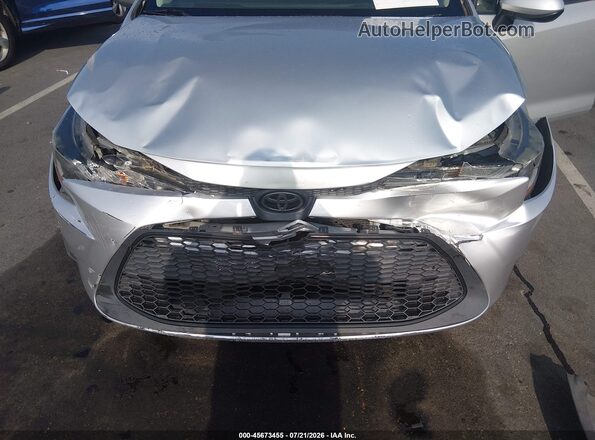 5YFEPRAE8LP136449 2020 TOYOTA COROLLA Silver Vista frontal