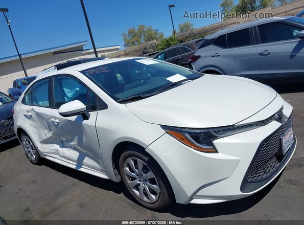 5YFEPRAE8LP146558 2020 TOYOTA COROLLA White Widok wnętrza z tyłu