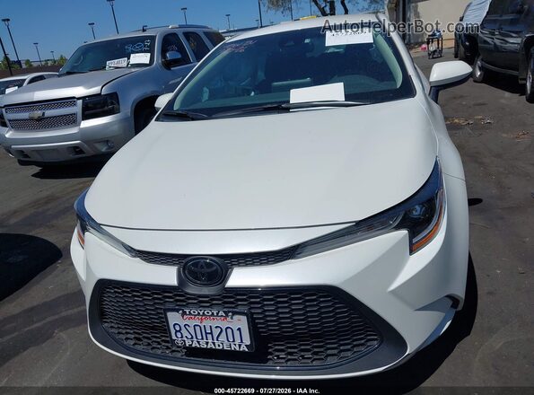 5YFEPRAE8LP146558 2020 TOYOTA COROLLA White Widok zestawu wskaźników