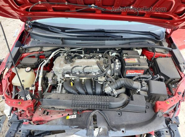 5YFEPRAE9LP006258 2020 TOYOTA COROLLA Red Rear interior view