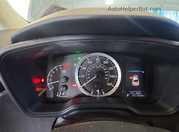 5YFEPRAE9LP031855 2020 TOYOTA COROLLA Blue Սարքավորումների վահանակի տեսք