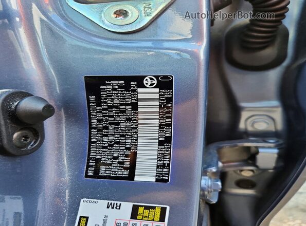 5YFEPRAE9LP043973 2020 TOYOTA COROLLA Gray Вид підкапотного простору