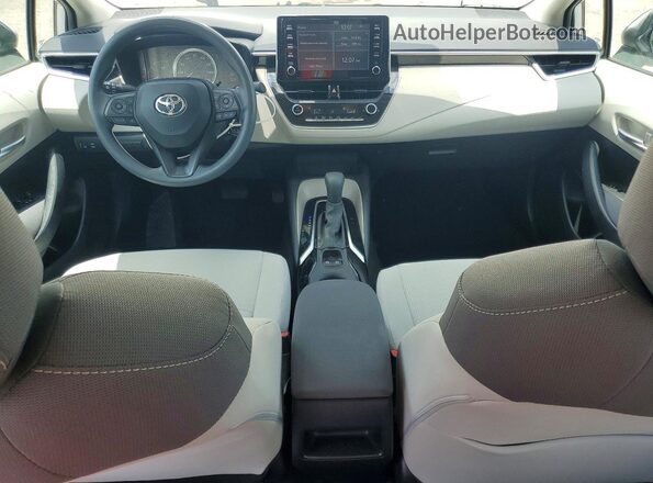 5YFEPRAE9LP045268 2020 TOYOTA COROLLA Silver Widok deski rozdzielczej