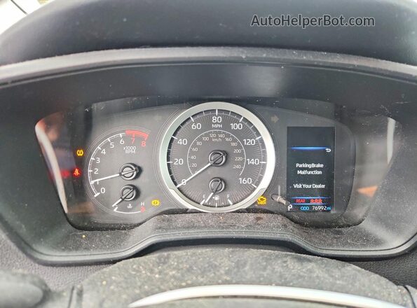 5YFEPRAE9LP055220 2020 TOYOTA COROLLA Blue Vista del cuadro de instrumentos
