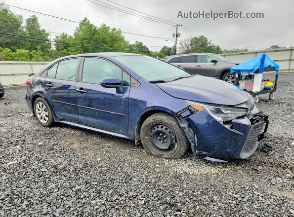 5YFEPRAE9LP055220 2020 TOYOTA COROLLA Blue Delantero derecho