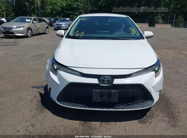 5YFEPRAEXLP054089 2020 TOYOTA COROLLA White Widok zestawu wskaźników