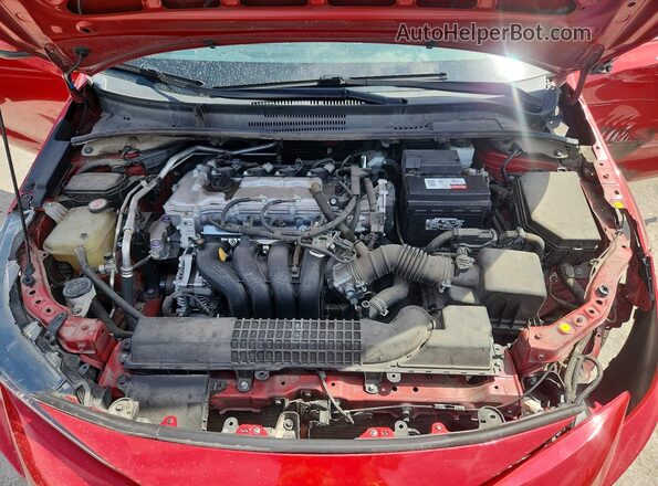 5YFEPRAEXLP066811 2020 TOYOTA COROLLA Red Widok wnętrza z tyłu