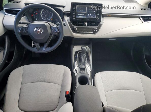 5YFEPRAEXLP081891 2020 TOYOTA COROLLA Blue Առջևի վահանակի տեսք