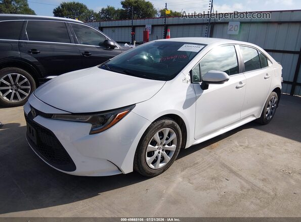 5YFEPRAEXLP095886 2020 TOYOTA COROLLA White წინა მარცხენა ხედი სამი მეოთხედიდან
