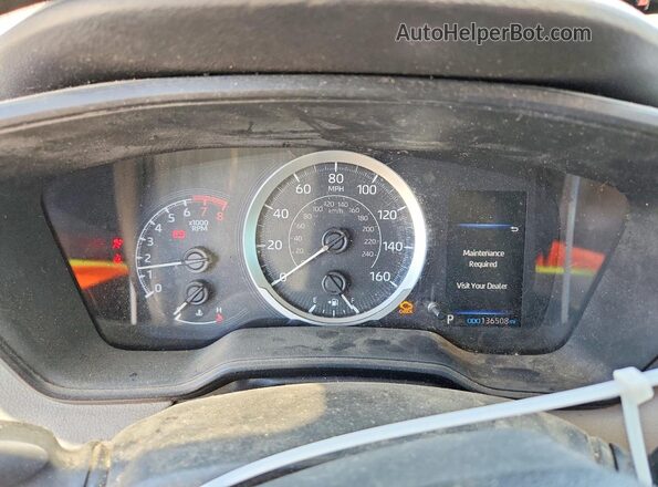 5YFEPRAEXLP100813 2020 TOYOTA COROLLA White Instrument cluster view