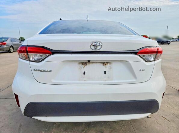5YFEPRAEXLP102108 2020 TOYOTA COROLLA White Вид ззаду