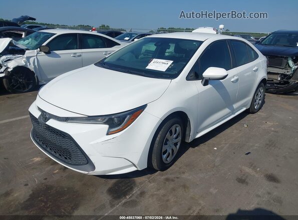 5YFEPRAEXLP106966 2020 TOYOTA COROLLA Белый Передняя левая четверть