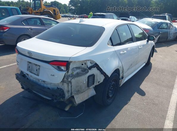 5YFEPRAEXLP106966 2020 TOYOTA COROLLA Белый Задняя правая четверть