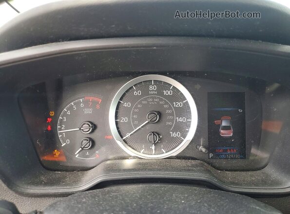 5YFEPRAEXLP133259 2020 TOYOTA COROLLA White Вид щитка приладів