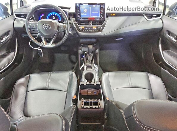 5YFFPMAE0NP349230 2022 TOYOTA COROLLA White Widok deski rozdzielczej