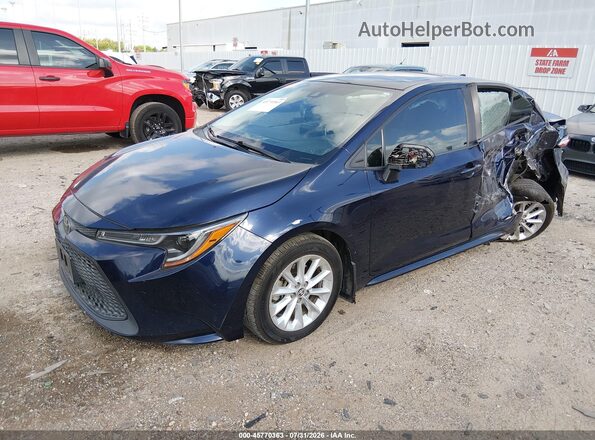 5YFHPRAE6LP018820 2020 TOYOTA COROLLA Blue Vista tres cuartos delantera izquierda