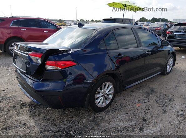 5YFHPRAE6LP018820 2020 TOYOTA COROLLA Blue Trasero derecho