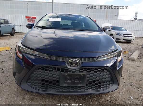 5YFHPRAE6LP018820 2020 TOYOTA COROLLA Blue Vista del cuadro de instrumentos