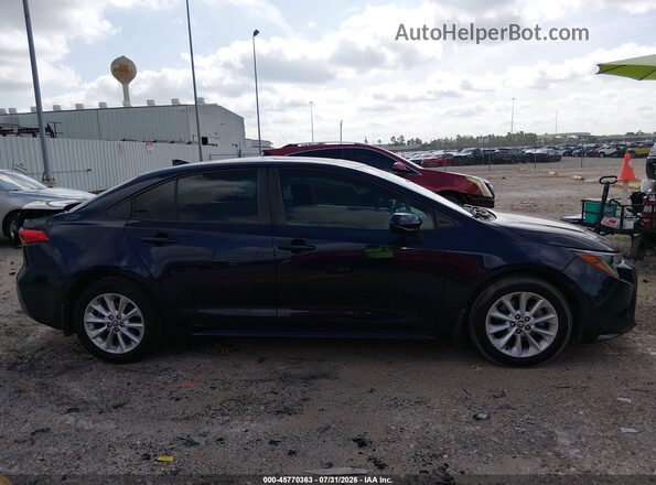 5YFHPRAE6LP018820 2020 TOYOTA COROLLA Blue Vista interior trasera