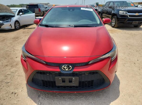 5YFHPRAE7LP036324 2020 TOYOTA COROLLA Red წინა ხედი