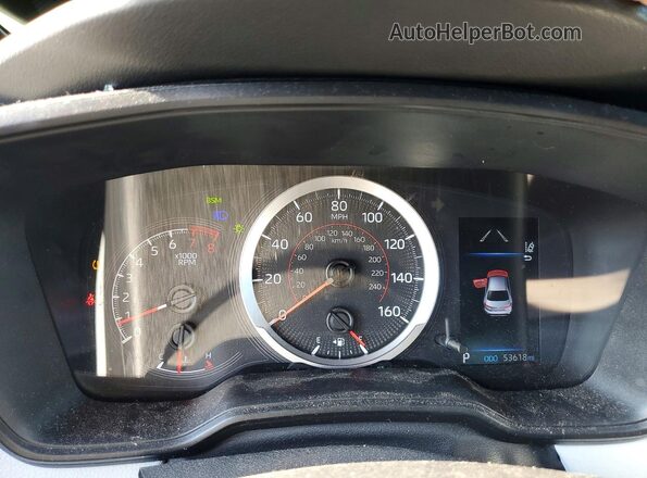 5YFP4MCE1NP115639 2022 TOYOTA COROLLA Синий Вид щитка приборов