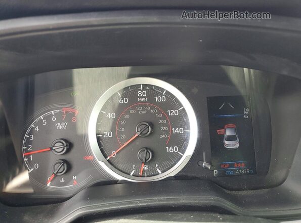 5YFP4MCE2MP061864 2021 TOYOTA COROLLA Red Widok zestawu wskaźników