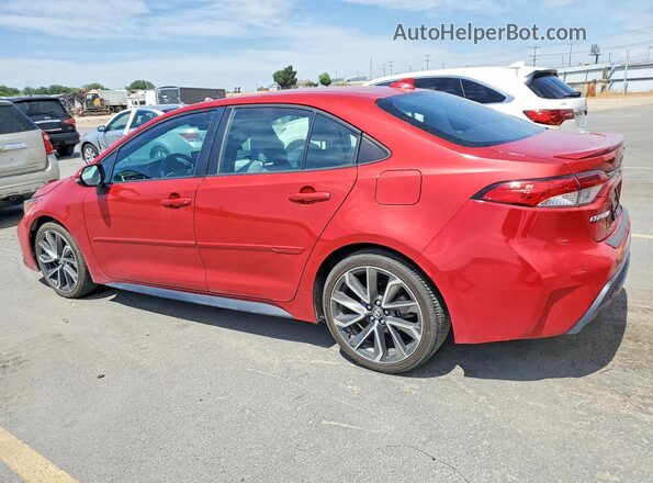 5YFP4MCE2MP061864 2021 TOYOTA COROLLA Red Tył lewy