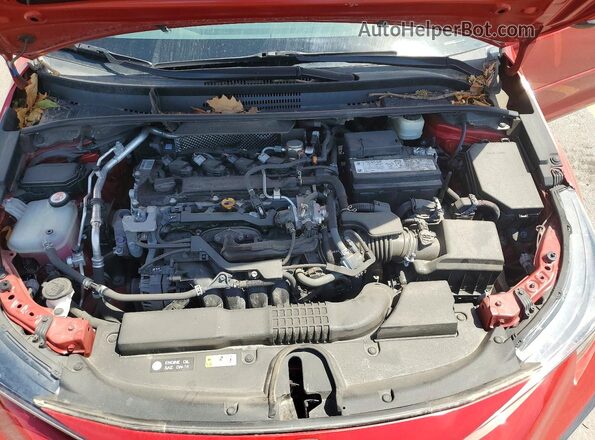 5YFP4MCE2MP061864 2021 TOYOTA COROLLA Red Widok wnętrza z tyłu