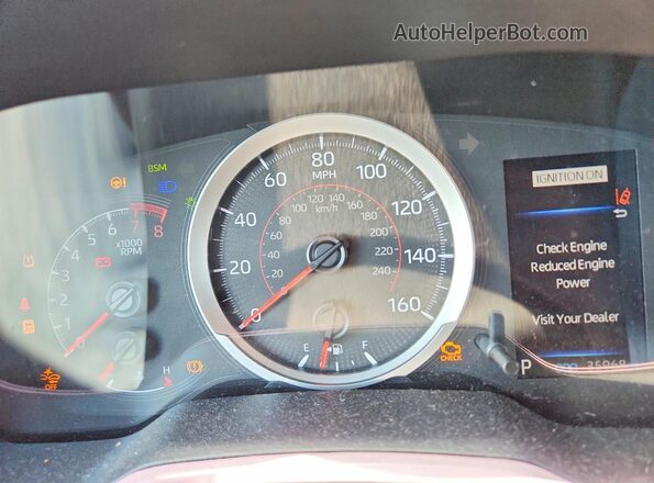 5YFP4MCE2MP091995 2021 TOYOTA COROLLA Black Vista del cuadro de instrumentos