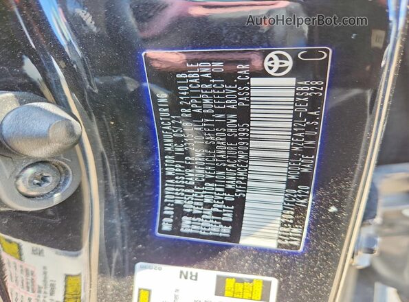 5YFP4MCE2MP091995 2021 TOYOTA COROLLA Black Vista del compartimento del motor