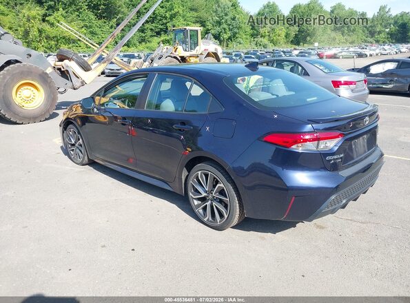 5YFP4MCE2MP097750 2021 TOYOTA COROLLA Blue Rear left