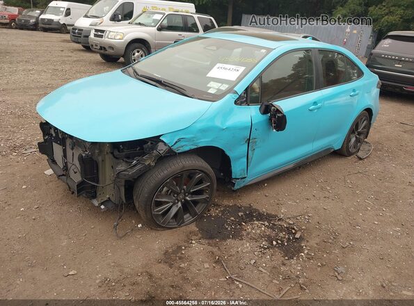 5YFP4MCE2RP207090 2024 TOYOTA COROLLA Синий Передняя левая четверть
