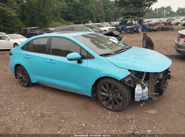 5YFP4MCE2RP207090 2024 TOYOTA COROLLA Синий Вид задней части салона
