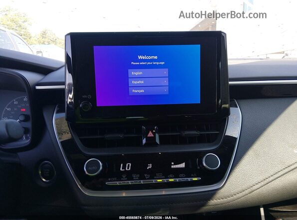 5YFP4MCE3RP175170 2024 TOYOTA COROLLA Black Instrument cluster view