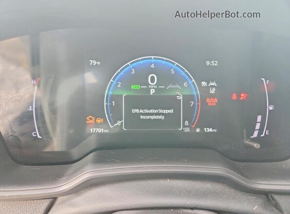 5YFP4MCE4SP236709 2025 TOYOTA COROLLA Silver Вид щитка приладів