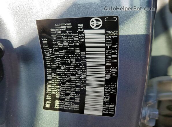 5YFP4MCE5NP115708 2022 TOYOTA COROLLA Silver ძრავის განყოფილების ხედი