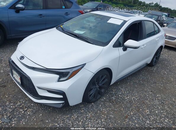5YFP4MCE5SP250537 2025 TOYOTA COROLLA Белый Передняя левая четверть