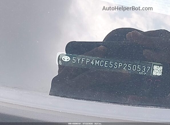5YFP4MCE5SP250537 2025 TOYOTA COROLLA Белый 