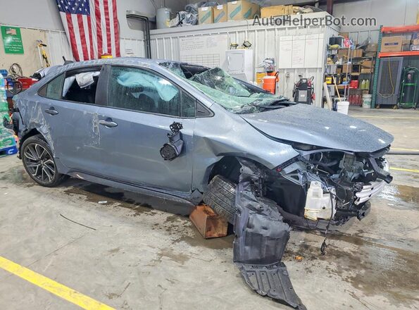 5YFP4RCE0LP009208 2020 TOYOTA COROLLA Blue Передня права чверть