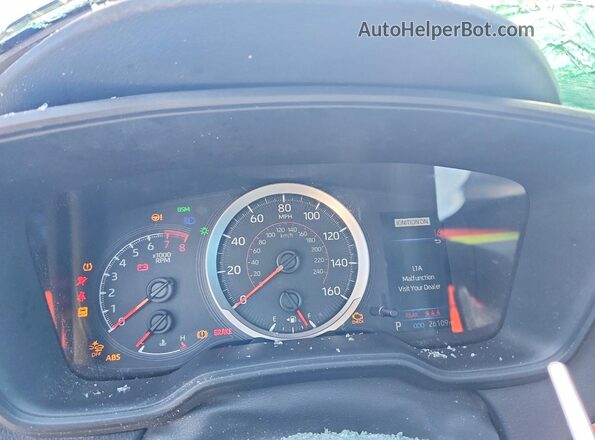 5YFP4RCE0LP009208 2020 TOYOTA COROLLA Blue Вид щитка приладів