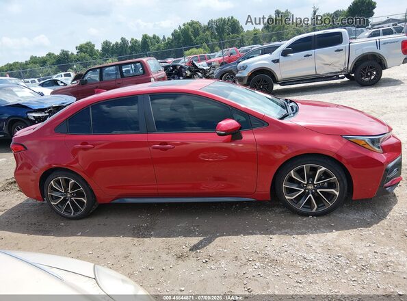 5YFP4RCE3LP019506 2020 TOYOTA COROLLA Red Սալոնի հետևի տեսք