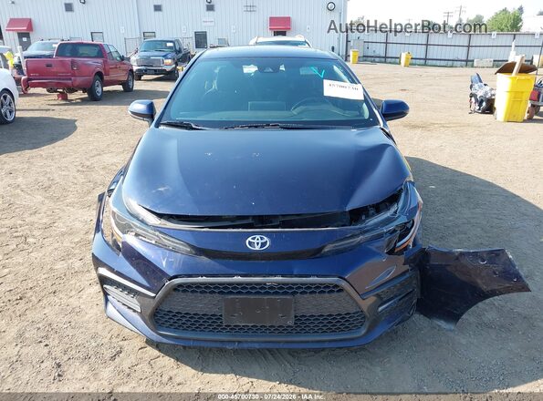 5YFP4RCE3LP055096 2020 TOYOTA COROLLA Black Widok zestawu wskaźników